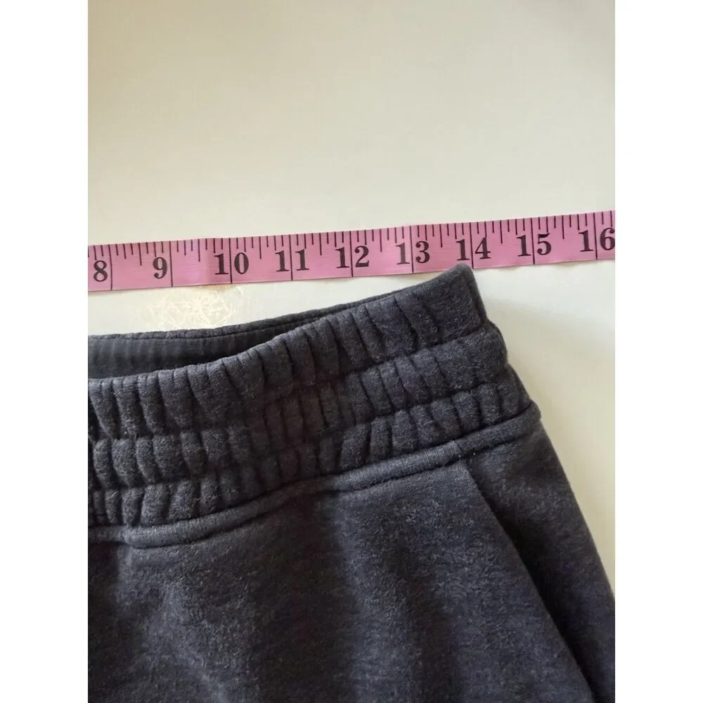 Lululemon Women's 6 Plush Times Jogger Sweatpants Gray Drawstring Lounge Pockets